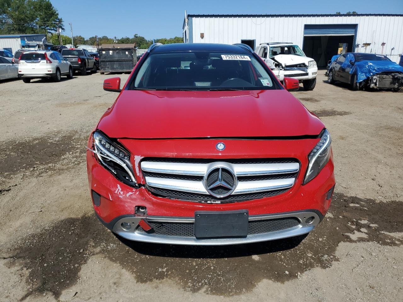 2015 Mercedes-Benz GLA-klasse VIN WDCTG4GB0FJ084776 Copart auction photo, front end damage thumbnail 5