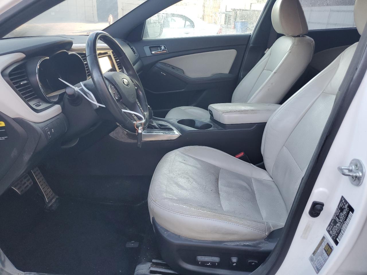 2013 KIA Optima VIN 5XXGR4A60DG167767 Copart auction photo, burn - engine damage thumbnail 7