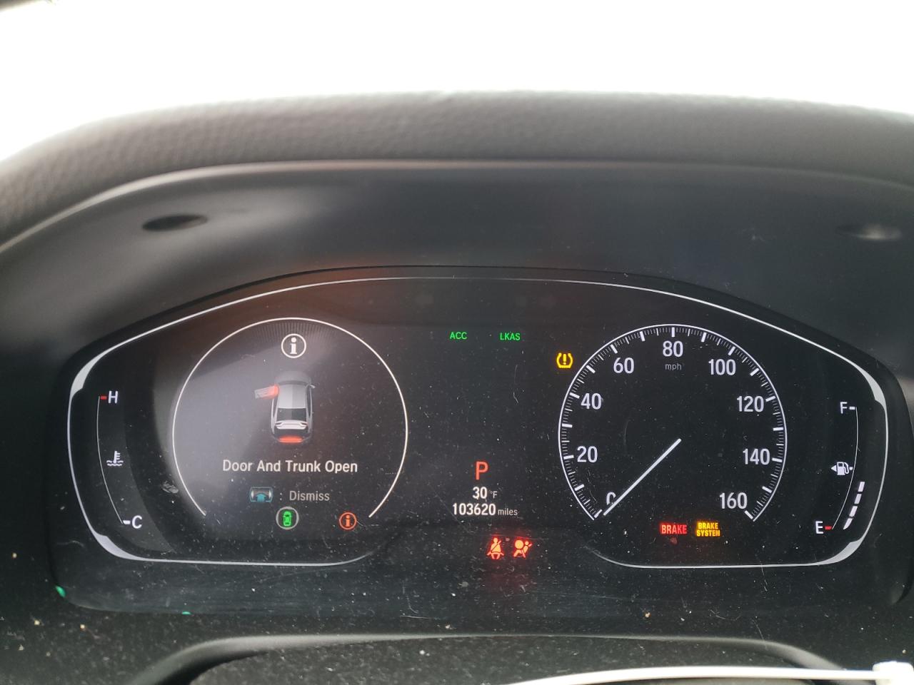 2019 Honda Accord VIN 1HGCV1F4XKA039255 Copart auction photo, front end damage thumbnail 9