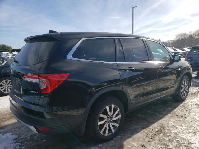 2019 Honda Pilot VIN 5FNYF6H54KB031938 Copart auction photo, side / front end damage thumbnail 3