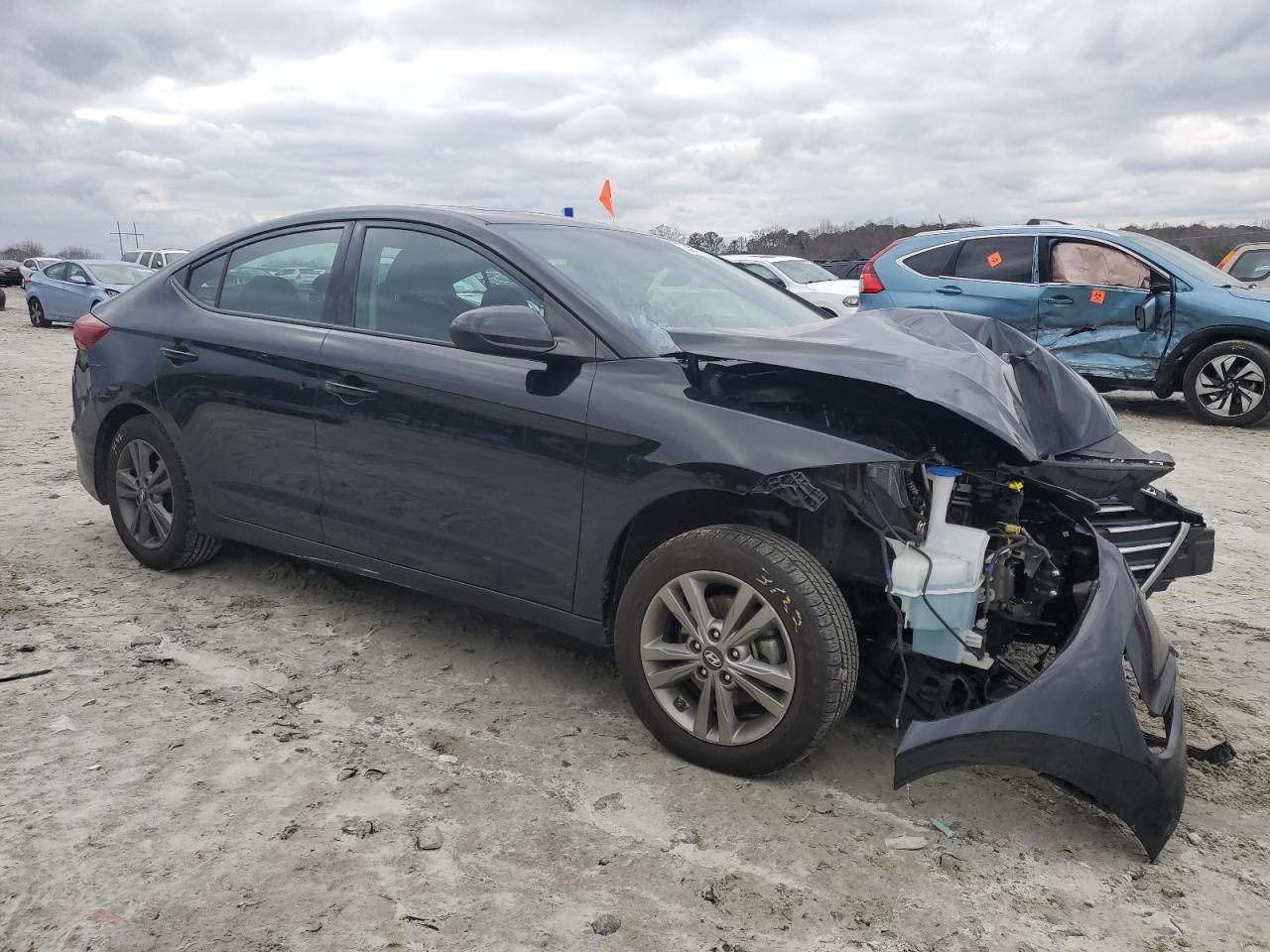 2018 Hyundai Elantra VIN 5NPD84LF2JH396406 Copart auction photo, front end damage thumbnail 4