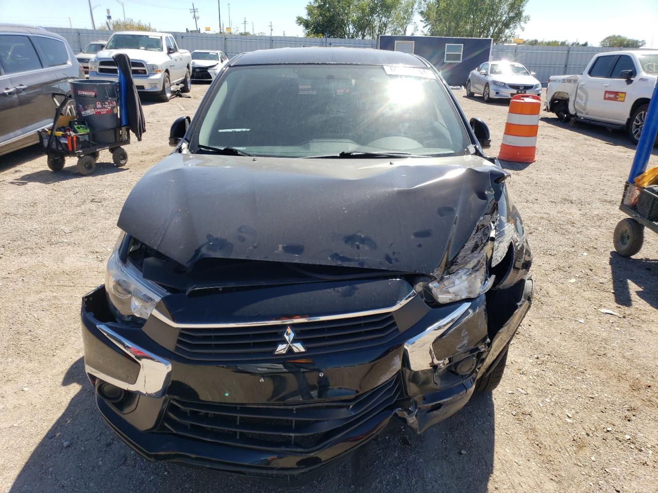 2016 Mitsubishi Outlander VIN JA4AR3AU2GZ029092 Copart auction photo, front end / hail damage thumbnail 5