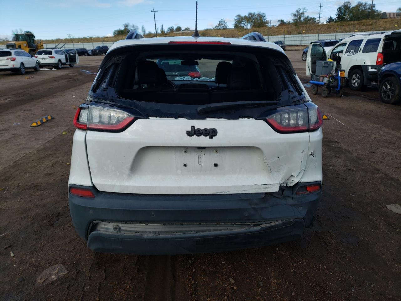 2020 Jeep Grand Cherokee VIN 1C4PJLLB1LD514642 Copart auction photo, side / rear end damage thumbnail 6