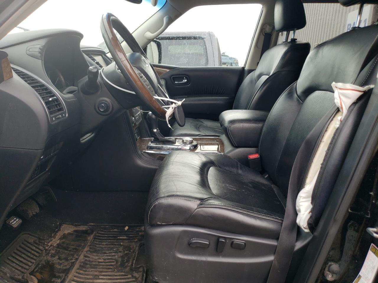2016 Infiniti QX80 VIN JN8AZ2NE5G9126763 Copart auction photo, front end damage thumbnail 7