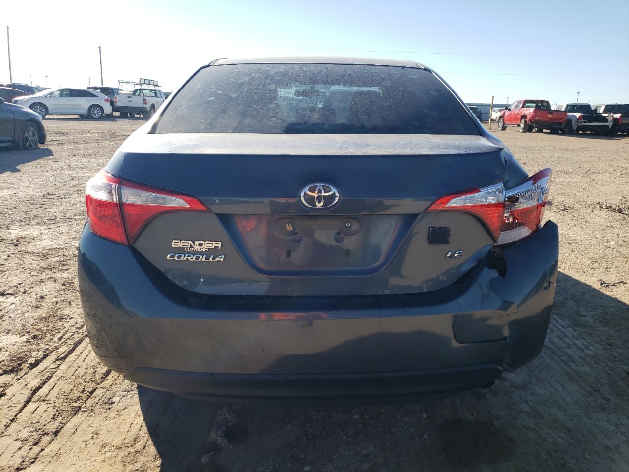 2016 Toyota Corolla VIN 2T1BURHE7GC649053 Copart auction photo, side / rear end damage thumbnail 6