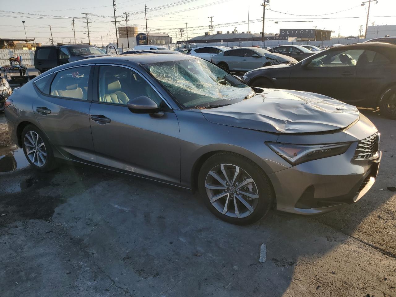 2024 Acura Integra VIN 19UDE4H23RA004357 Copart auction photo, all over damage thumbnail 4