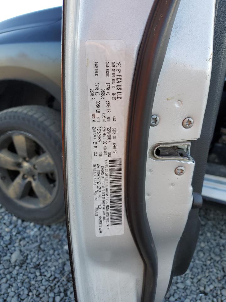 2016 RAM 1500 VIN 1C6RR7GT7GS116565 Copart auction photo, biohazard/chemical / vandalism damage thumbnail 12