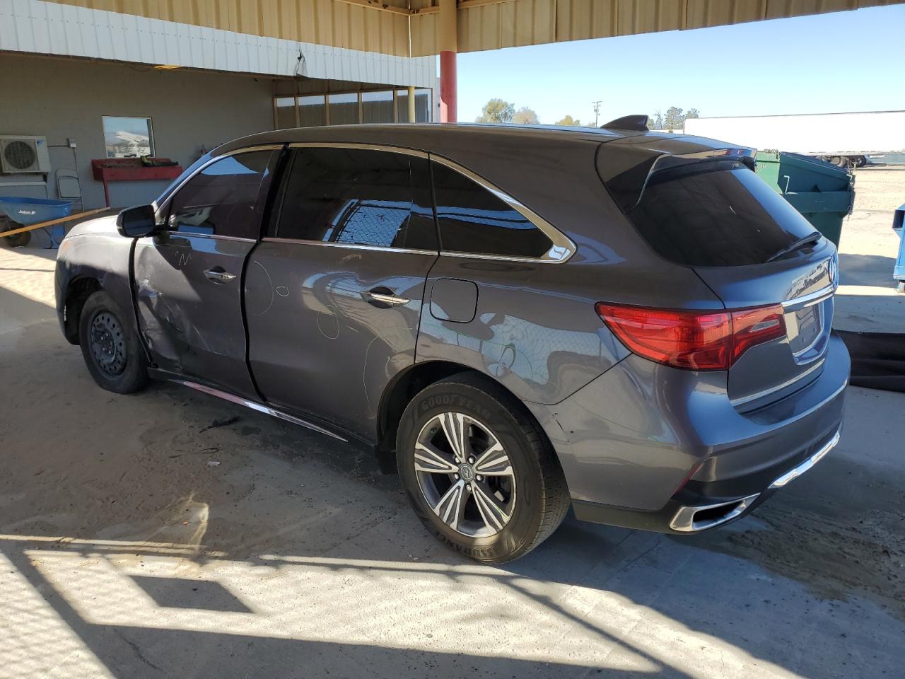 2019 Acura MDX VIN 5J8YD4H35KL001595 Copart auction photo, side damage thumbnail 2