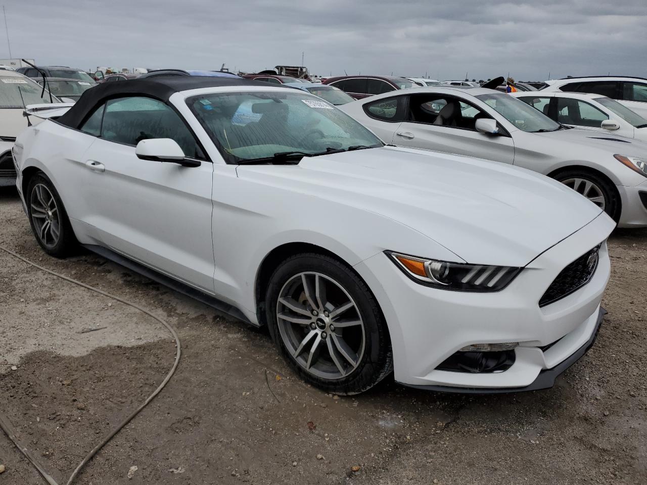 2016 Ford Mustang VIN 1FATP8UH5G5231471 Copart auction photo, water/flood damage thumbnail 4