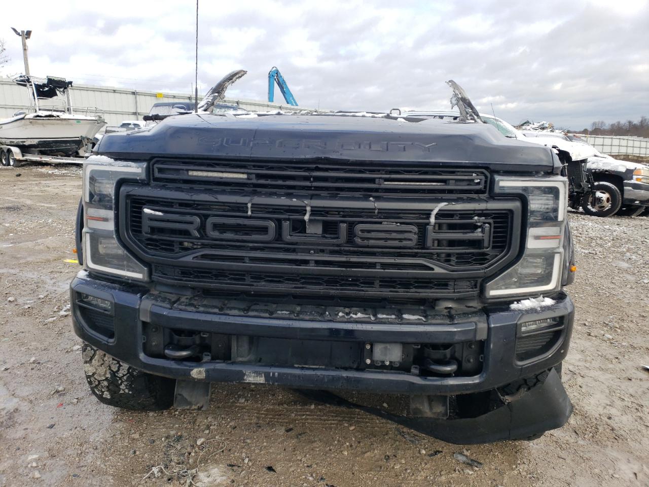 2022 Ford F250 VIN 1FT8W2BT5NEC78262 Copart auction photo, burn damage thumbnail 5