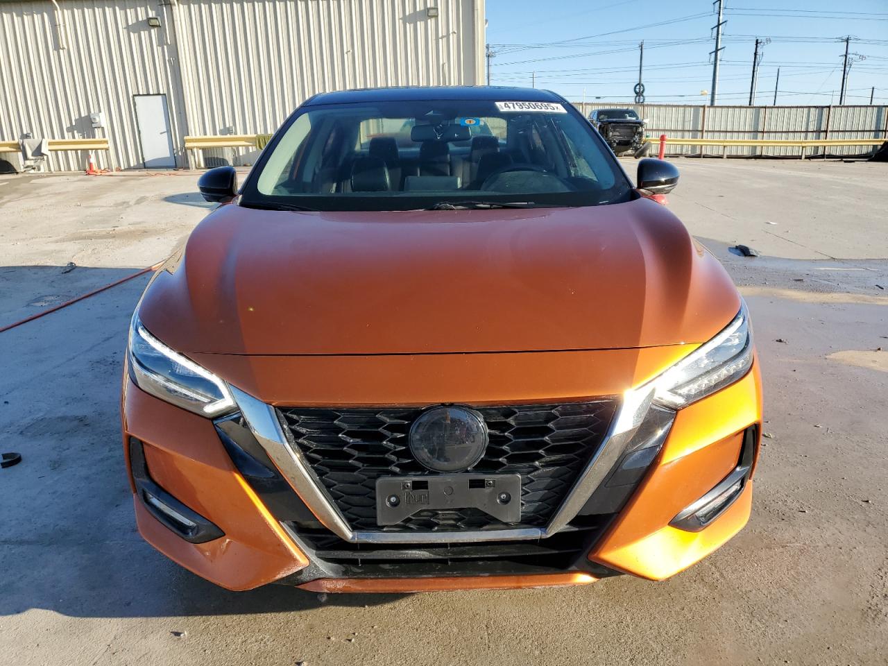 2021 Nissan Sentra VIN 3N1AB8DV0MY327371 Copart auction photo, rear end / minor dent/scratches damage thumbnail 5