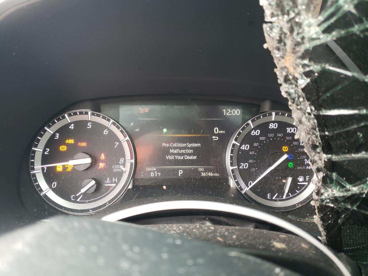 2022 Toyota Highlander VIN 5TDLZRAH4NS101008 Copart auction photo, all over damage thumbnail 9