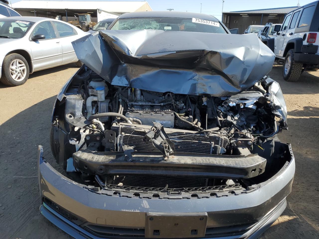 2018 Volkswagen Jetta VIN 3VW2B7AJ8JM258930 Copart auction photo, front end / rear end damage thumbnail 5