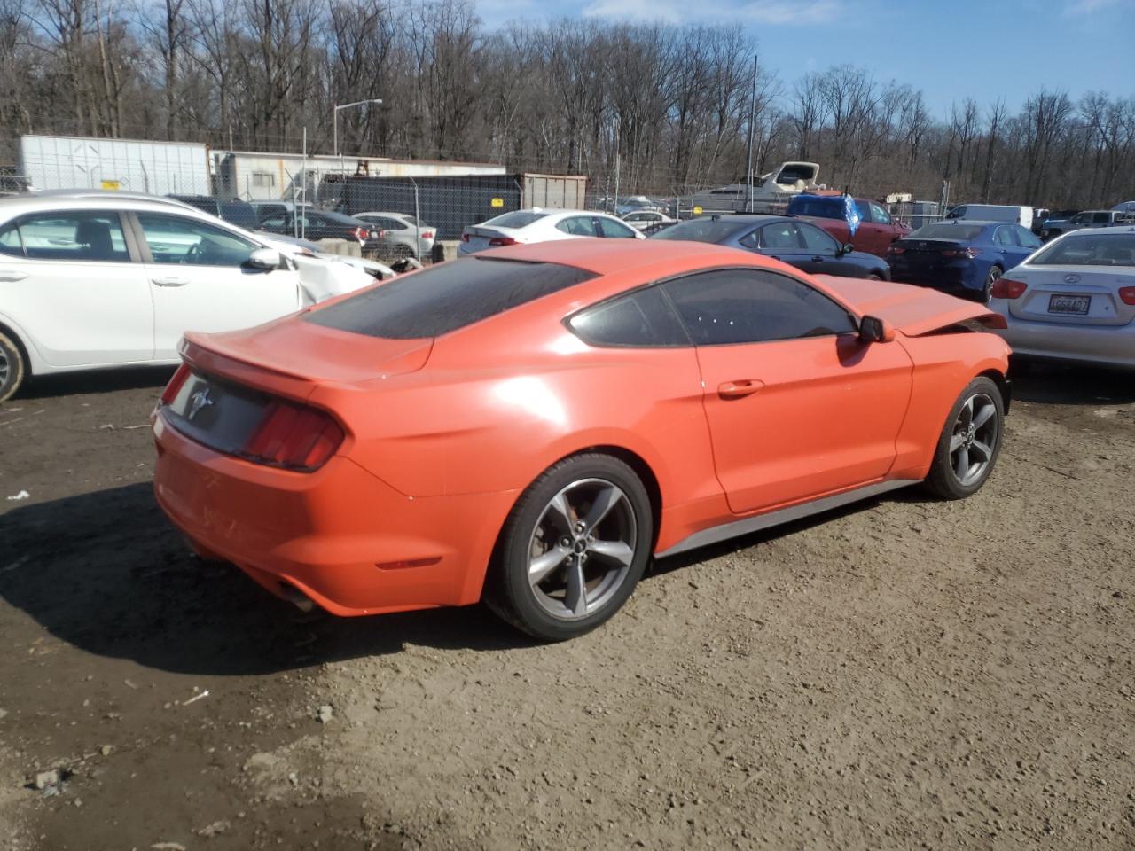 2015 Ford Mustang VIN 1FA6P8AM6F5312105 Copart auction photo, front end damage thumbnail 3