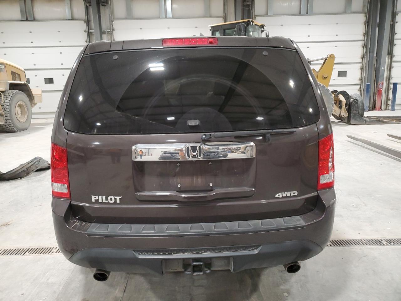 2012 Honda Pilot VIN 5FNYF4H78CB005205 Copart auction photo, front end / rear end damage thumbnail 6
