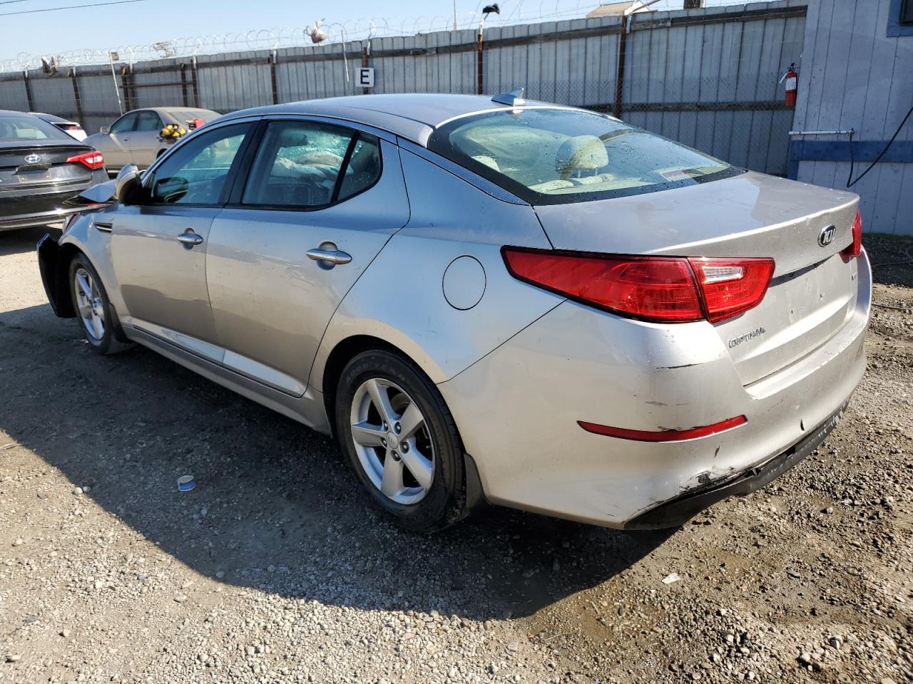 2015 KIA Optima VIN 5XXGM4A76FG355770 Copart auction photo, front end / rear end damage thumbnail 2