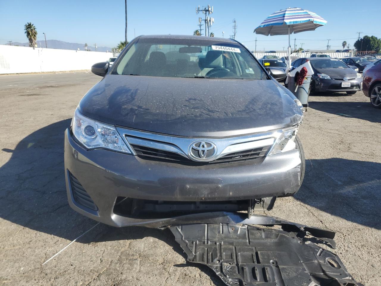 2012 Toyota Camry VIN 4T4BF1FK7CR268371 Copart auction photo, front end damage thumbnail 5