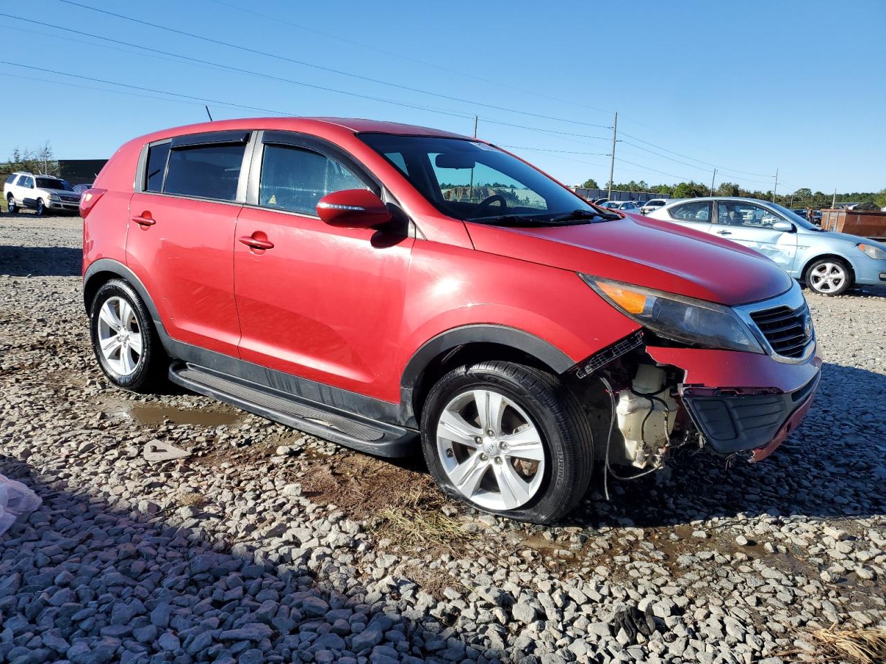 2012 KIA Sportage VIN KNDPB3A20C7285885 Copart auction photo, front end damage thumbnail 4