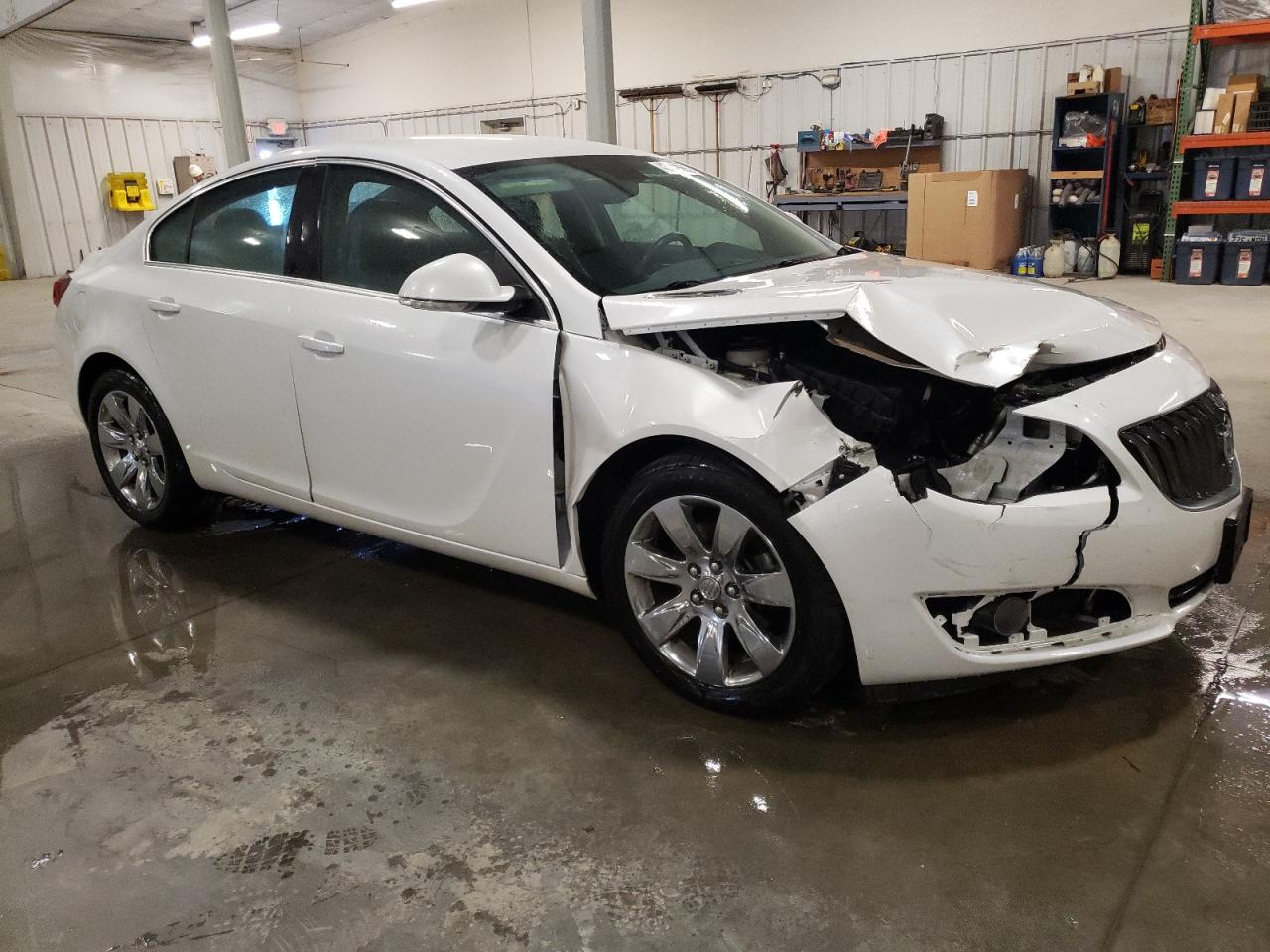 2016 Buick Regal VIN 2G4GK5EX9G9205081 Copart auction photo, front end damage thumbnail 4