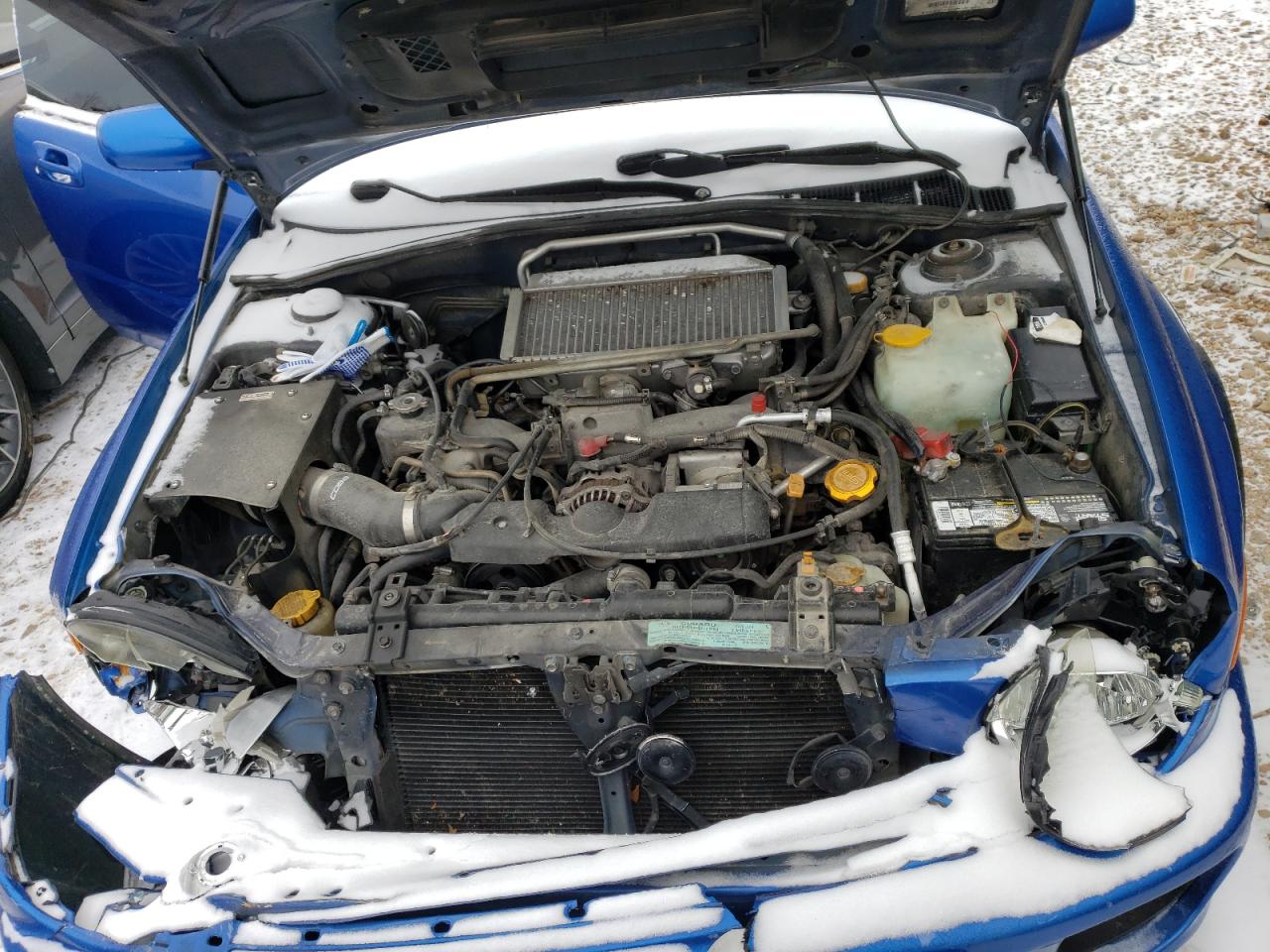 2002 Subaru WRX VIN JF1GD29622G515474 Copart auction photo, front end damage thumbnail 11