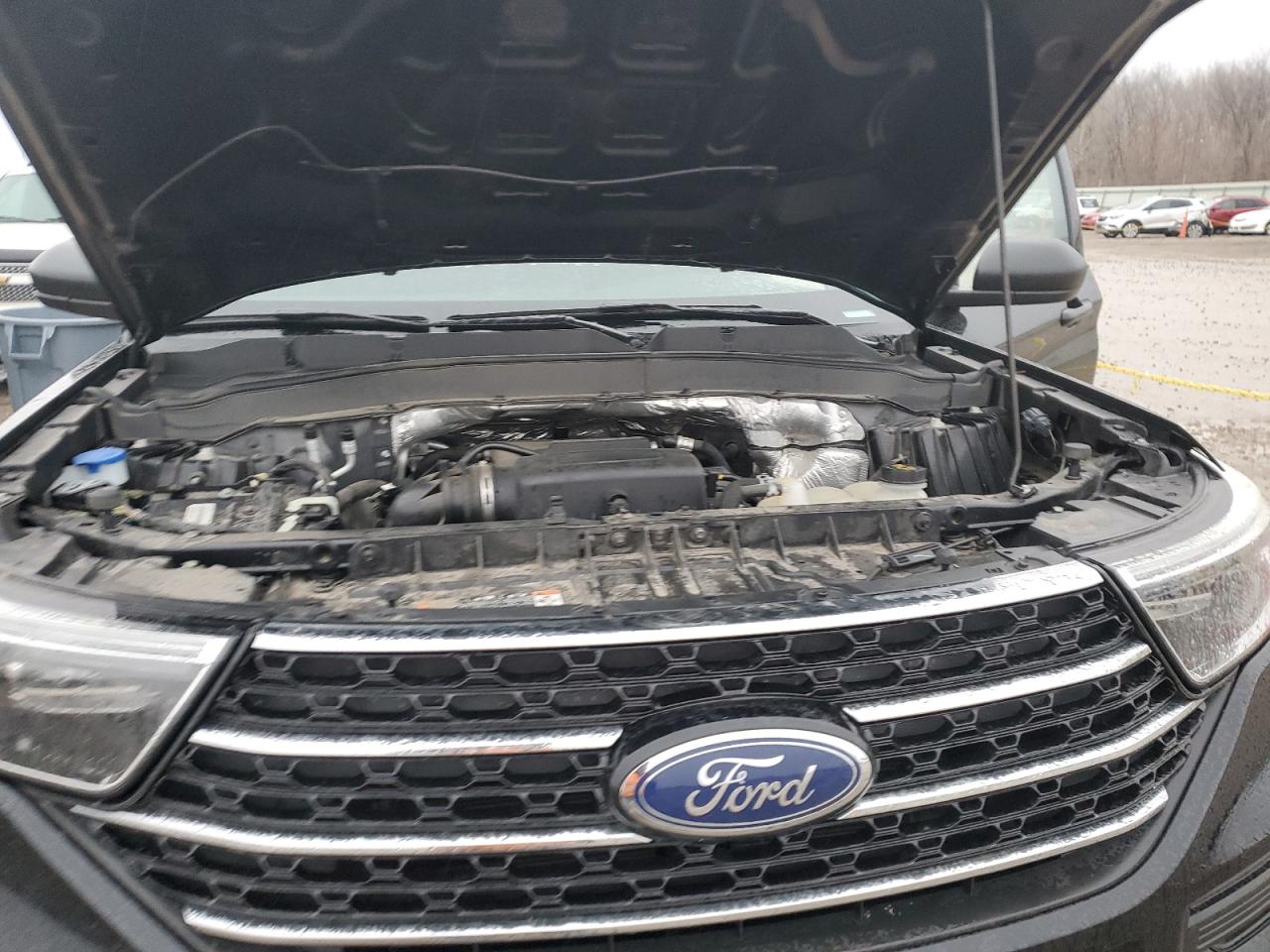 2020 Ford Explorer VIN 1FMSK8DH4LGB49097 Copart auction photo, side damage thumbnail 11