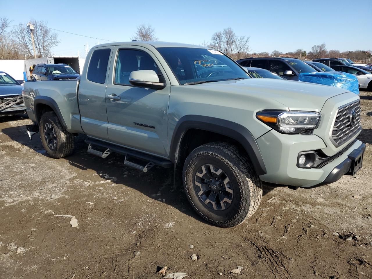 2022 Toyota Tacoma VIN 3TYSZ5AN9NT094474 Copart auction photo, rear end damage thumbnail 4