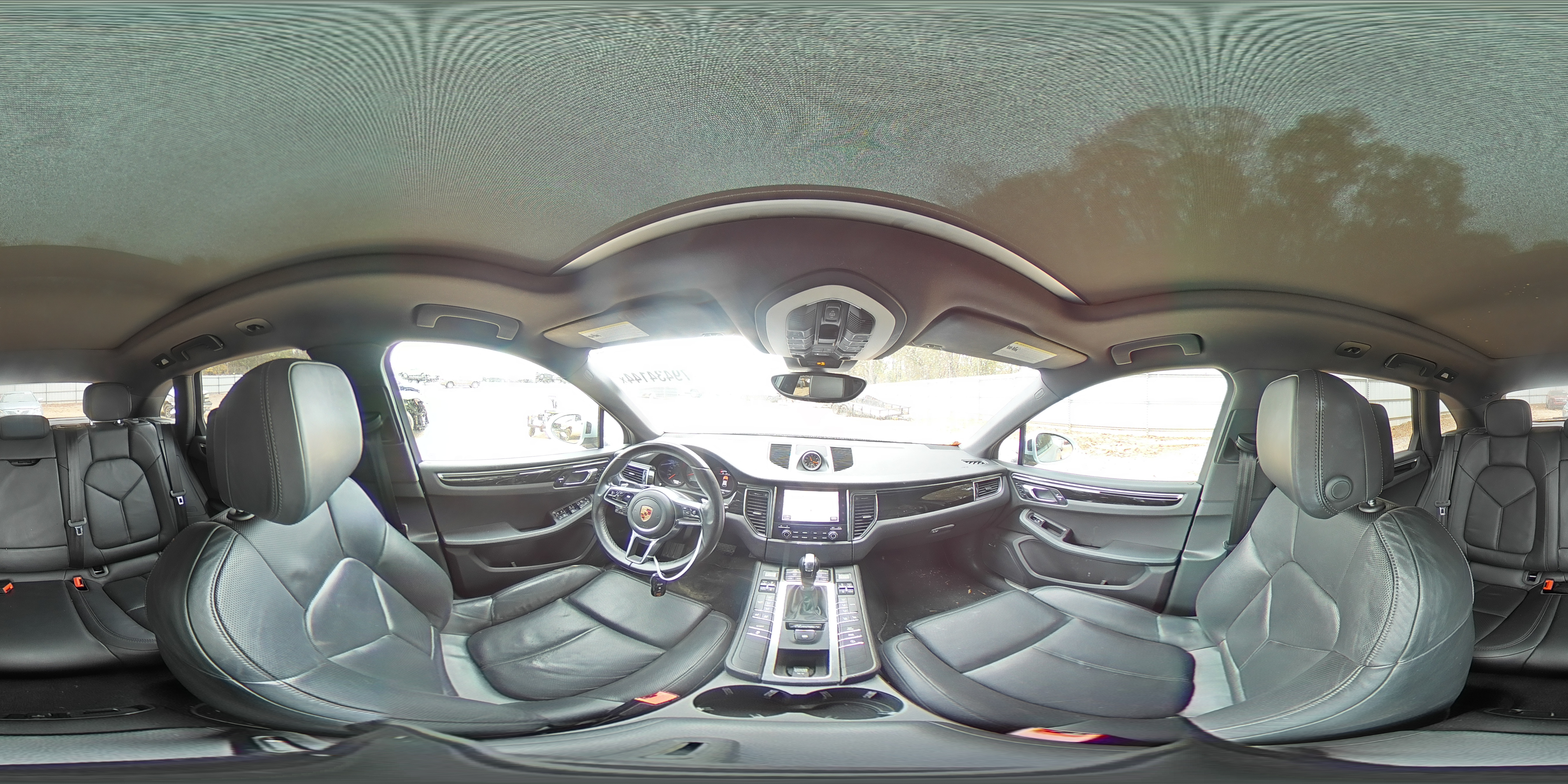 2017 Porsche Macan VIN WP1AB2A55HLB12595 Copart auction photo, rear end damage thumbnail 14