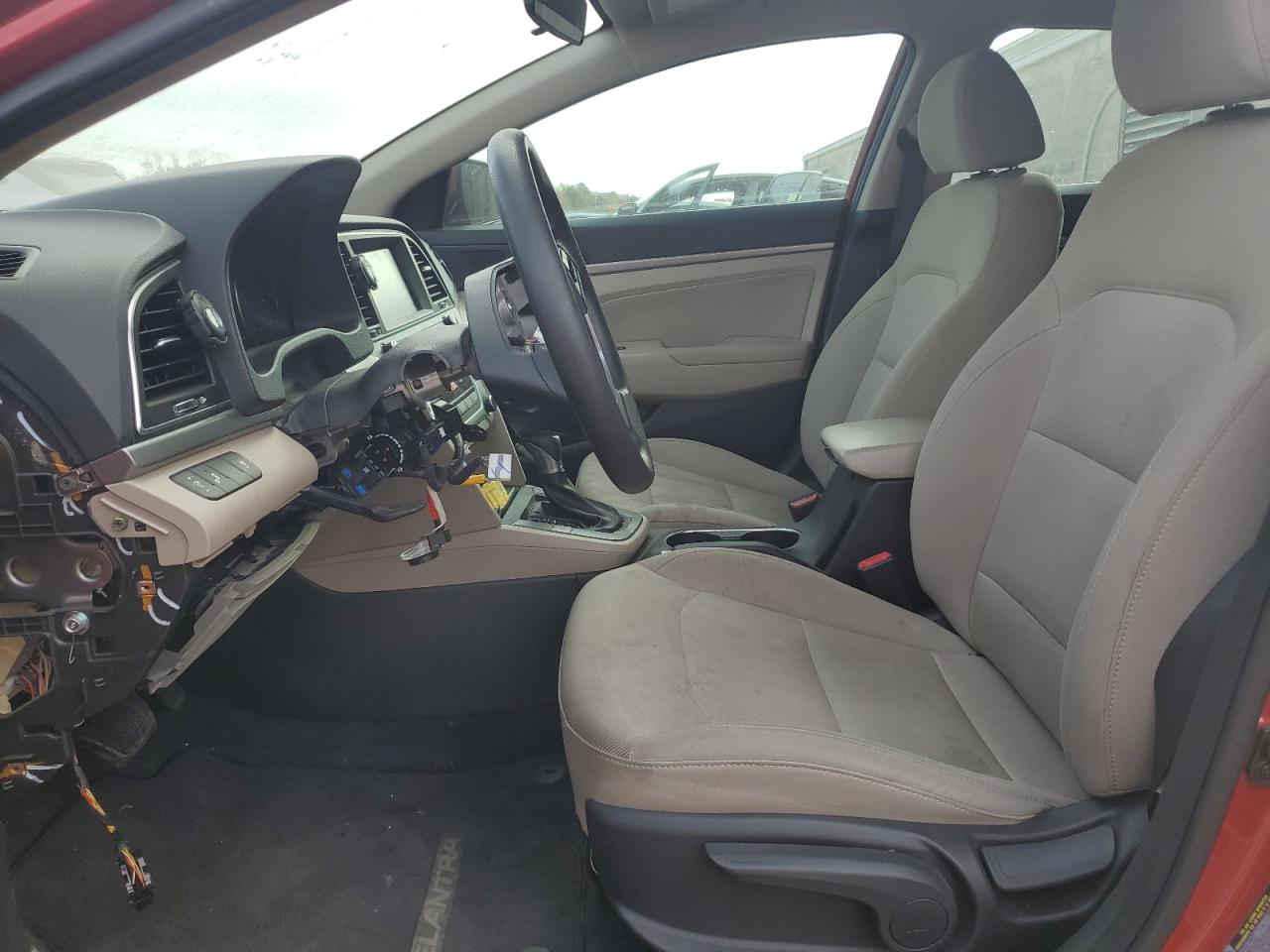 2018 Hyundai Elantra VIN 5NPD84LF2JH334410 Copart auction photo, front end / side damage thumbnail 7