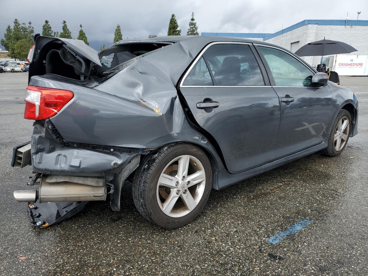 2012 Toyota Camry VIN 4T1BF1FK2CU591303 Copart auction photo, rear end damage thumbnail 3