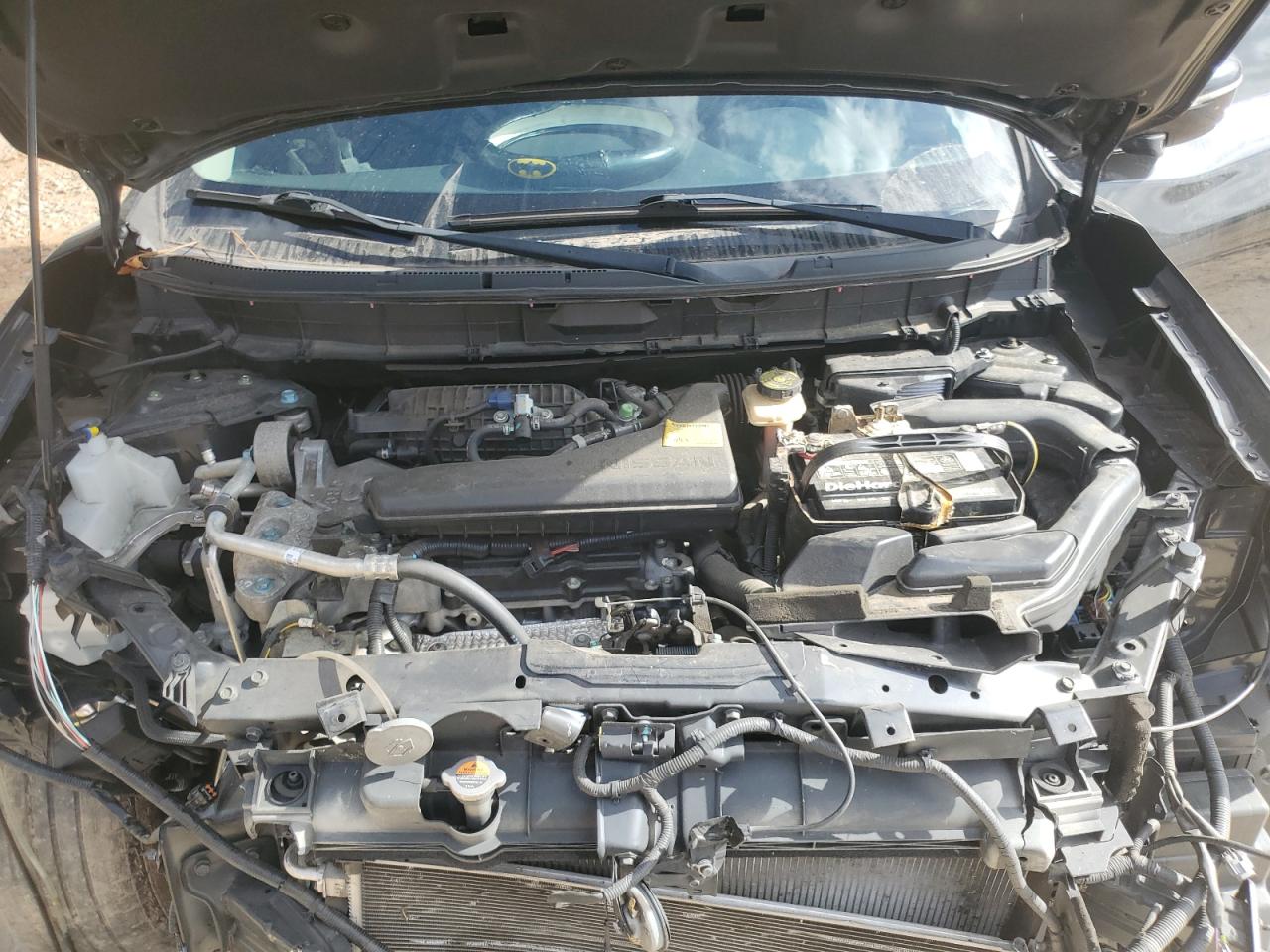 2015 Nissan Rogue VIN KNMAT2MT6FP561010 Copart auction photo, front end damage thumbnail 13