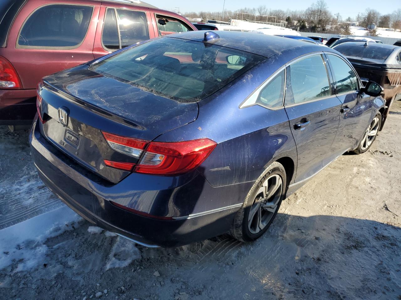 2019 Honda Accord VIN 1HGCV1F57KA002088 Copart auction photo, front end damage thumbnail 3