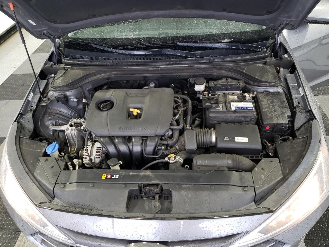 2019 Hyundai Elantra VIN KMHD84LF4KU875543 Copart auction photo, side / rear end damage thumbnail 11