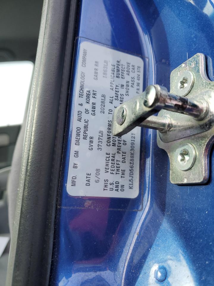 2008 Suzuki Forenza VIN KL5JD56Z88K309121 Copart auction photo, front end / minor dent/scratches damage thumbnail 12