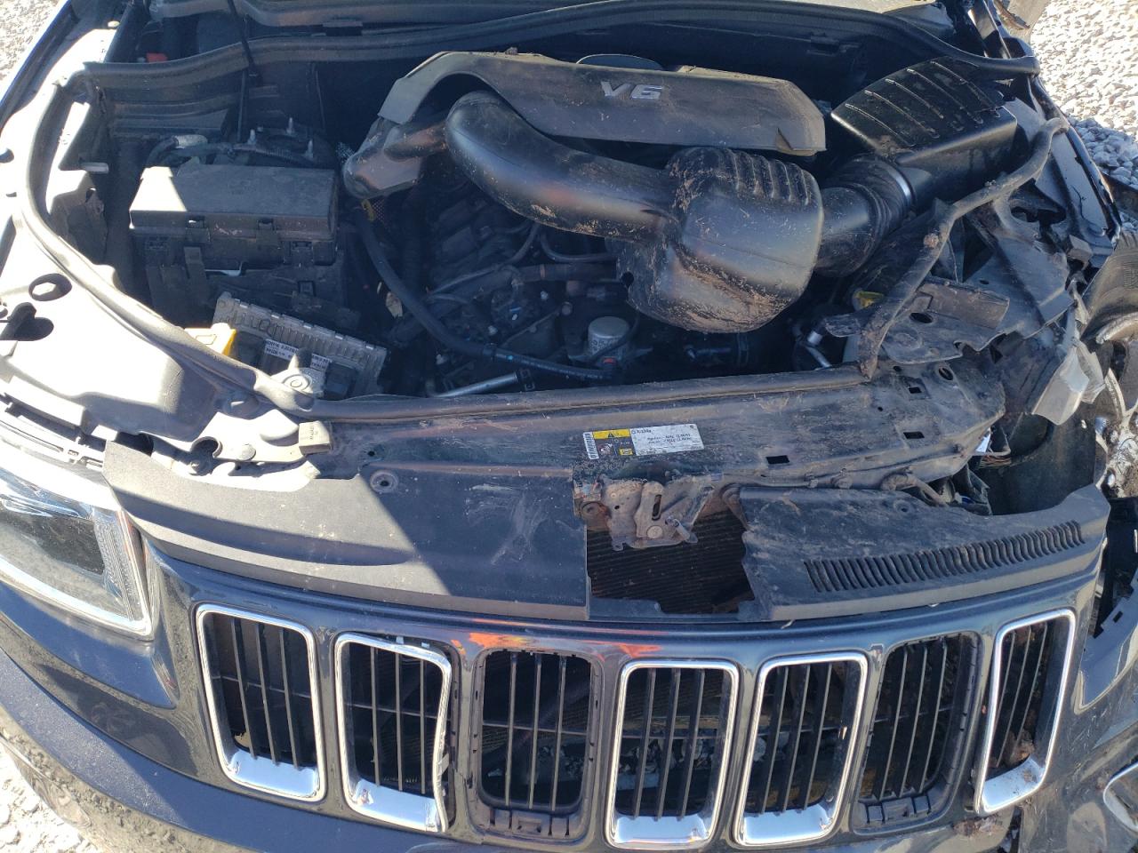 2014 Jeep Grand Cherokee VIN 1C4RJEBG1EC410887 Copart auction photo, all over damage thumbnail 14