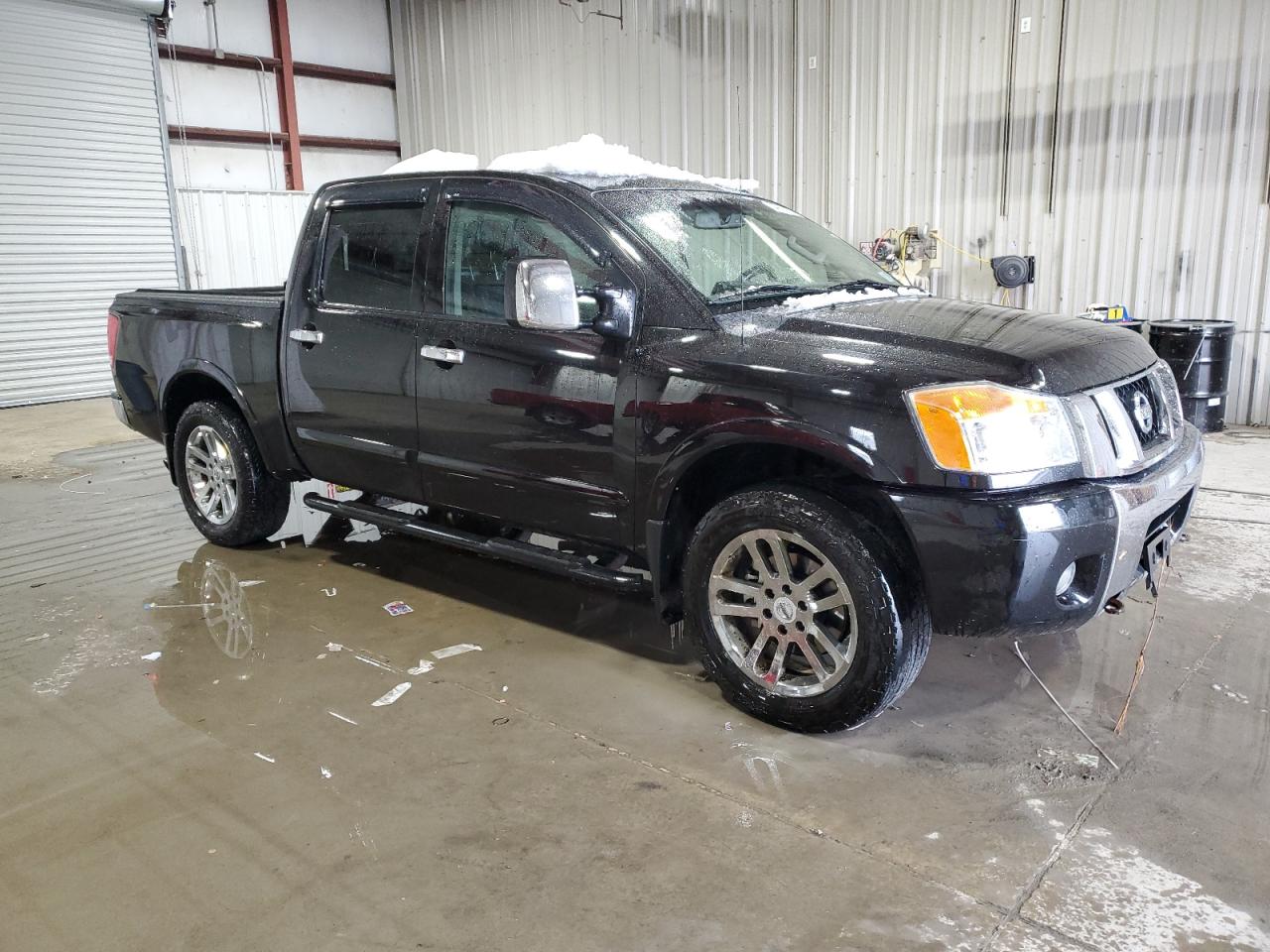 2014 Nissan Titan VIN 1N6AA0EC4EN520200 Copart auction photo, rear end damage thumbnail 4