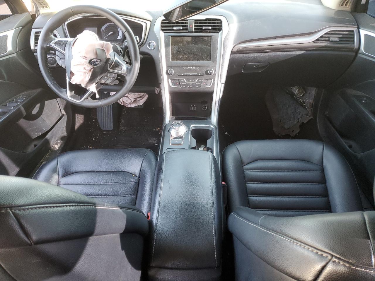 2020 Ford Fusion VIN 3FA6P0CDXLR115803 Copart auction photo, front end / side damage thumbnail 8