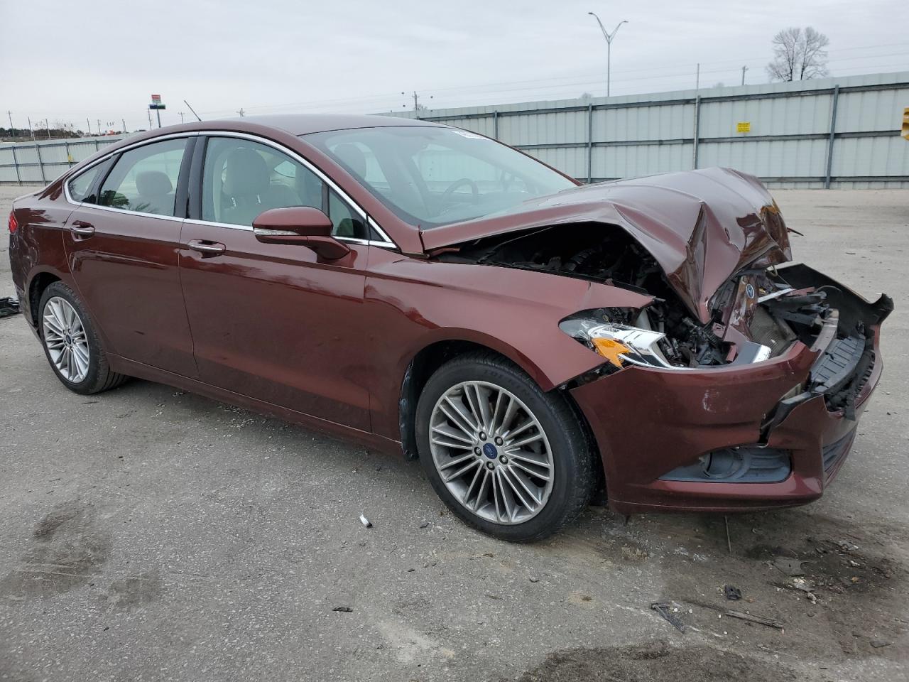 2016 Ford Fusion VIN 3FA6P0T92GR326785 Copart auction photo, front end damage thumbnail 4