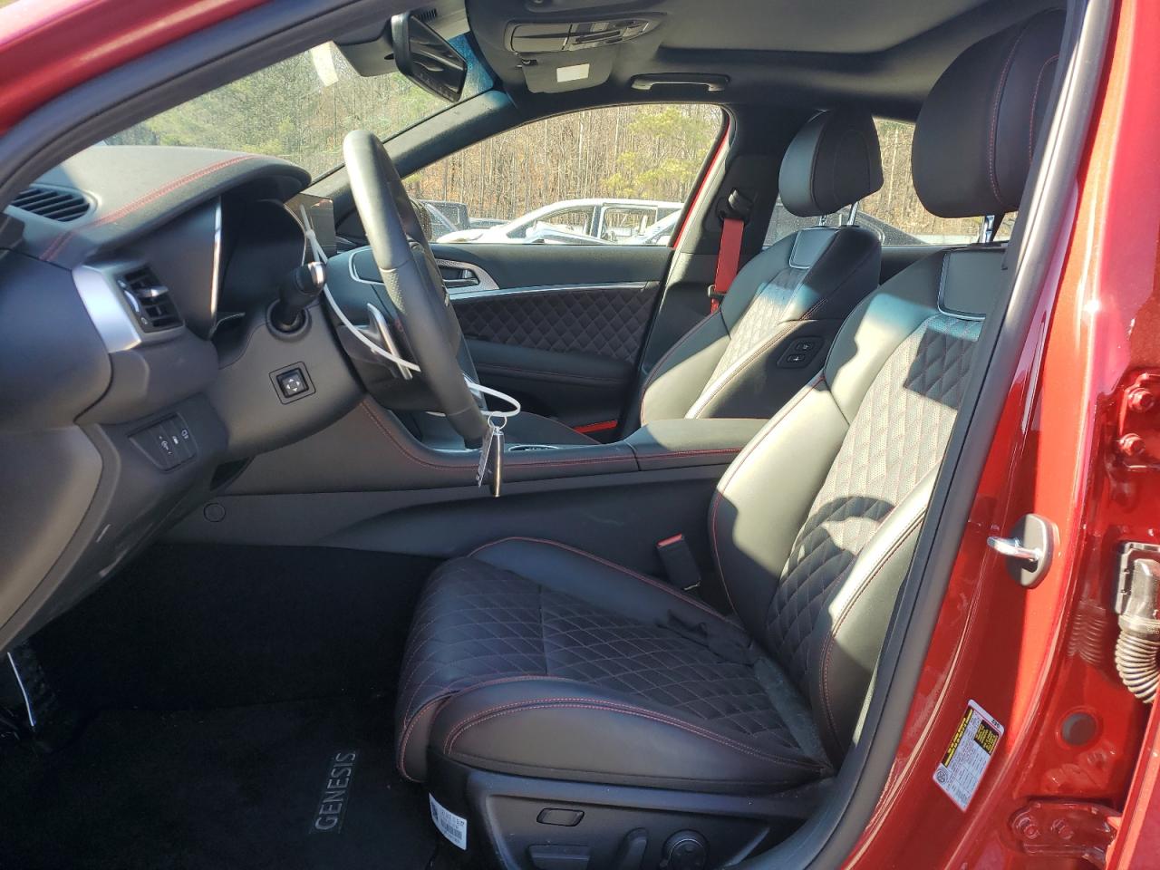 2023 Genesis G70 VIN KMTG54TE4PU113825 Copart auction photo, front end / mechanical damage thumbnail 7