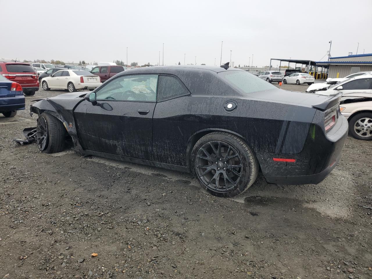 2018 Dodge Challenger VIN 2C3CDZFJ1JH112460 Copart auction photo, front end / side damage thumbnail 2