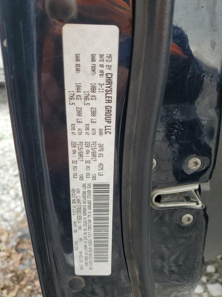 2011 Jeep Compass VIN 1J4NF1FB5BD193514 Copart auction photo, all over damage thumbnail 15
