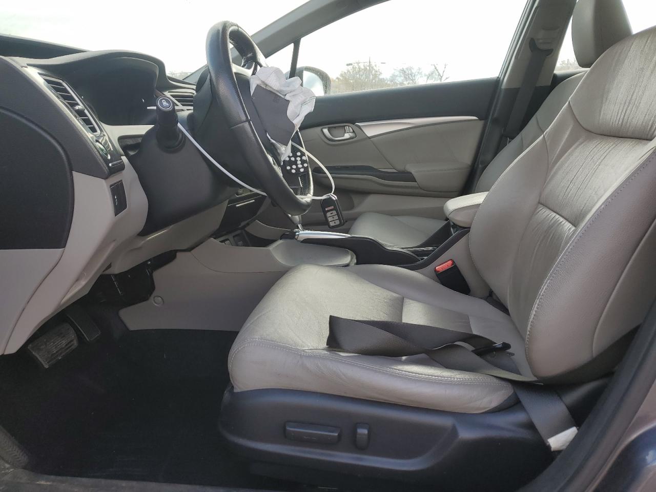 2014 Honda Civic VIN 19XFB2F93EE050735 Copart auction photo, front end / side damage thumbnail 7