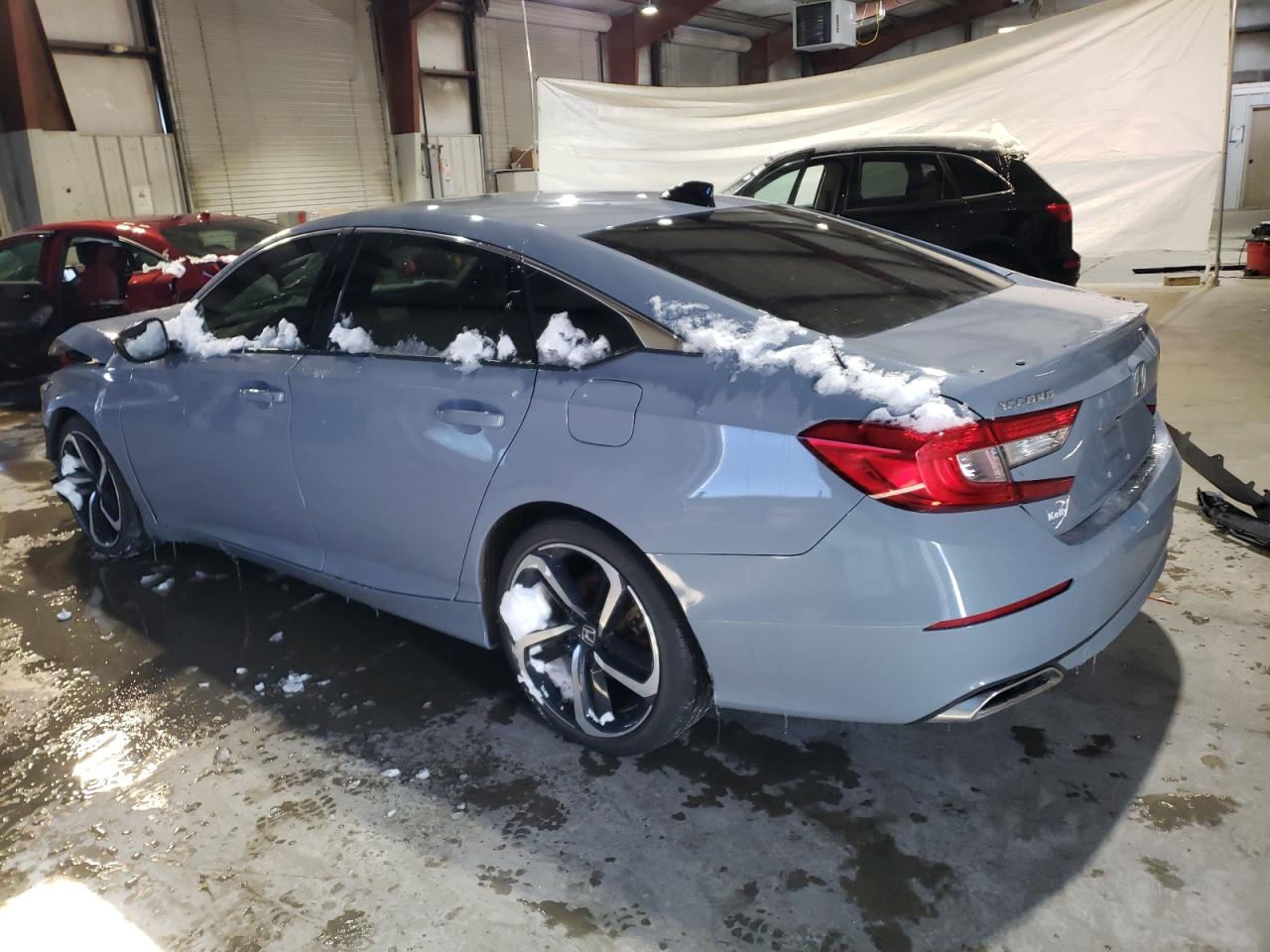 2022 Honda Accord VIN 1HGCV1F41NA006407 Copart auction photo, front end / minor dent/scratches damage thumbnail 2