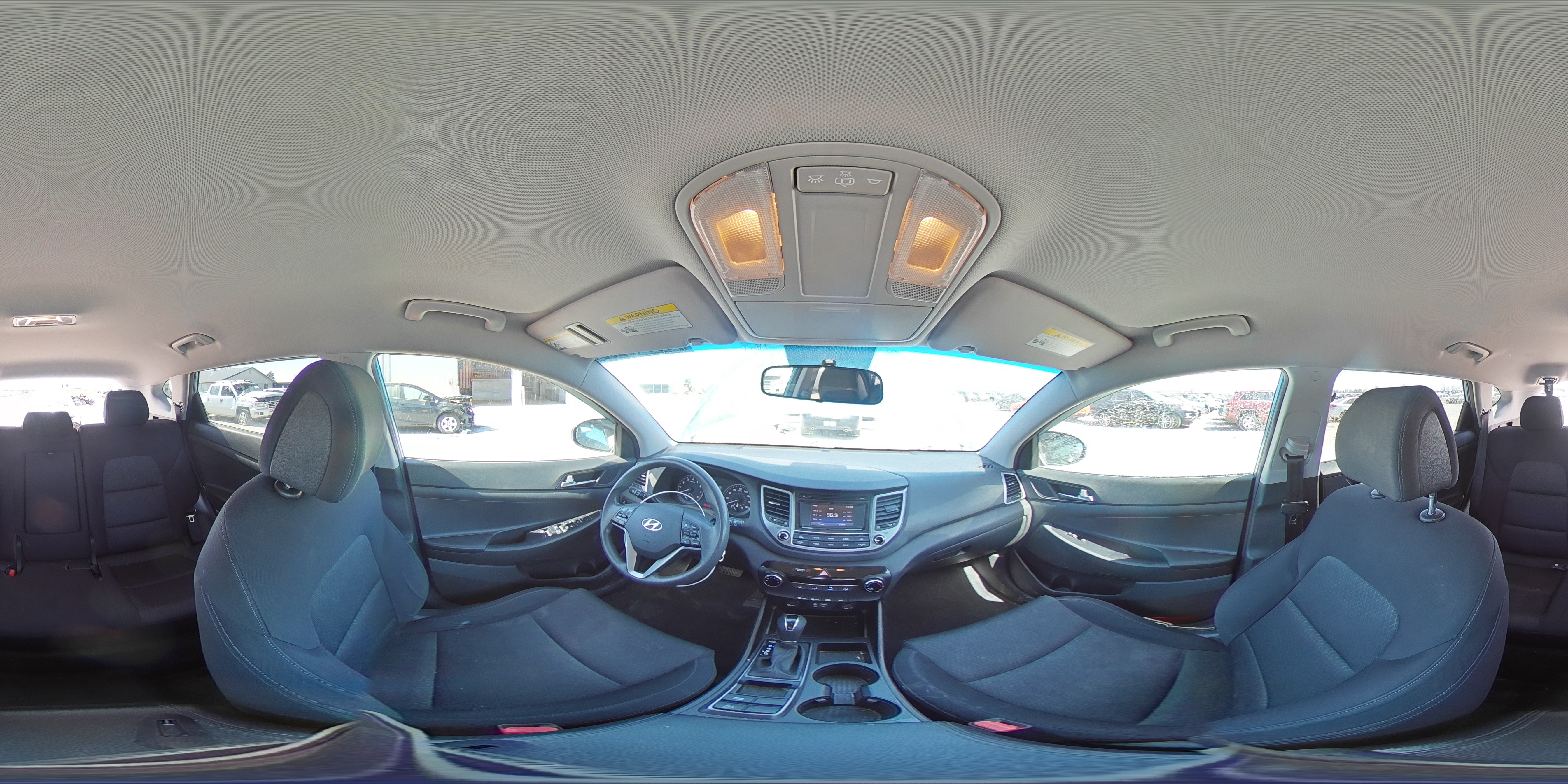 2016 Hyundai Tucson VIN KM8J33A49GU207385 Copart auction photo, front end damage thumbnail 12