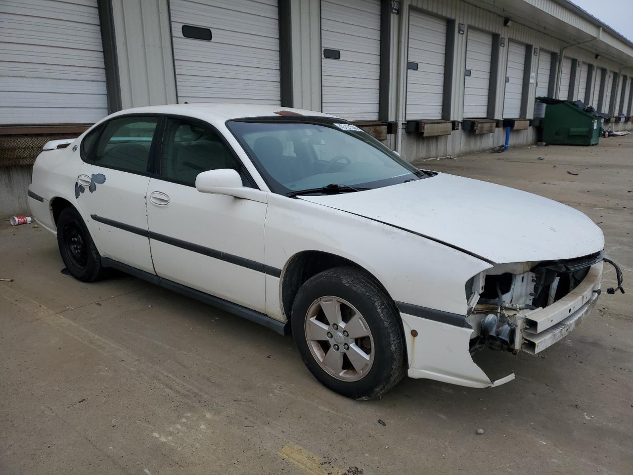 2003 Chevrolet Impala VIN 2G1WF52E439424895 Copart auction photo, front end damage thumbnail 4