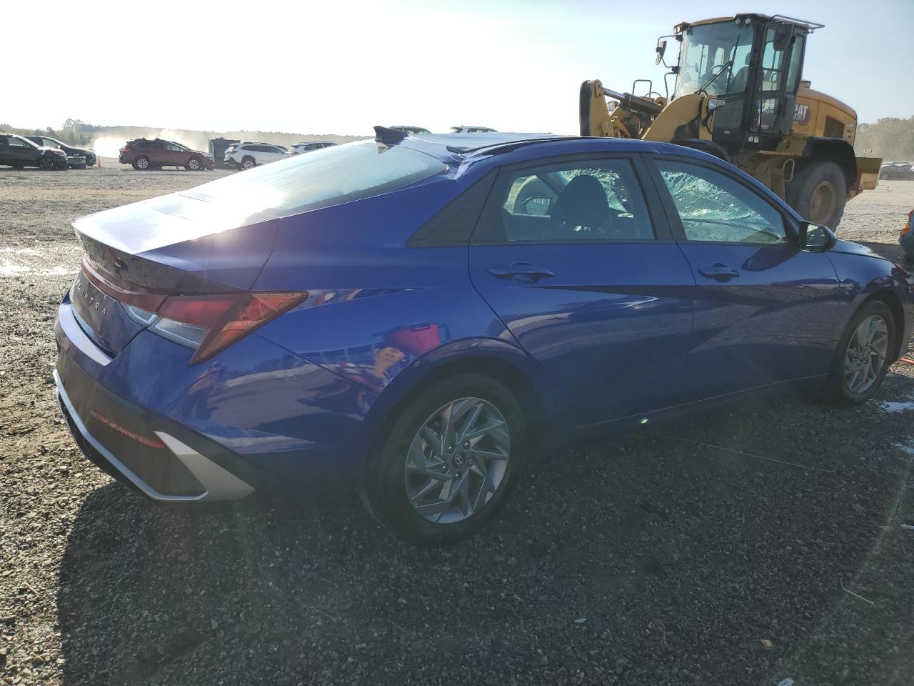 2024 Hyundai Elantra VIN KMHLM4DG5RU635944 Copart auction photo, top/roof damage thumbnail 3