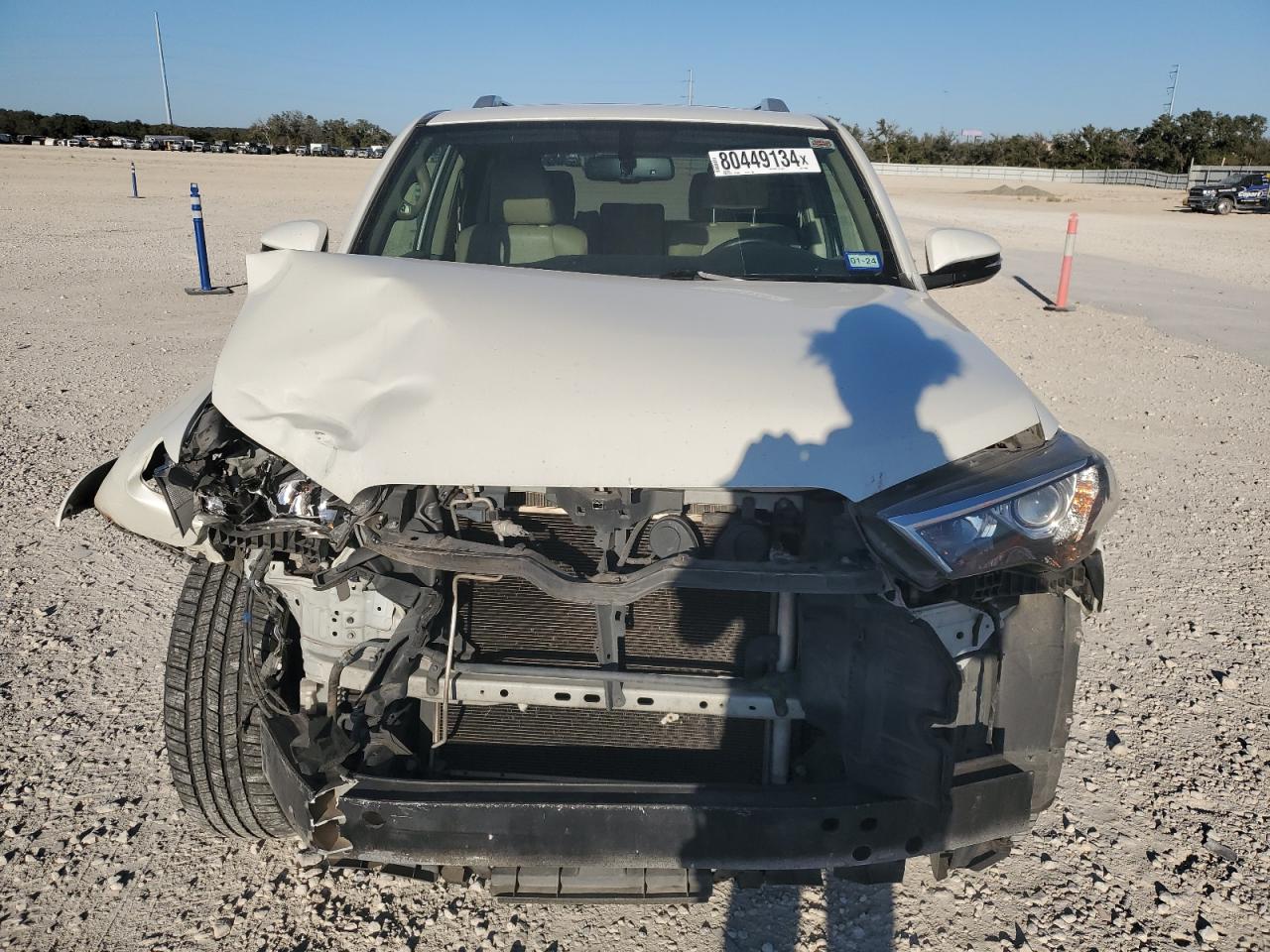 2016 Toyota 4Runner VIN JTEZU5JR4G5120575 Copart auction photo, front end / side damage thumbnail 5