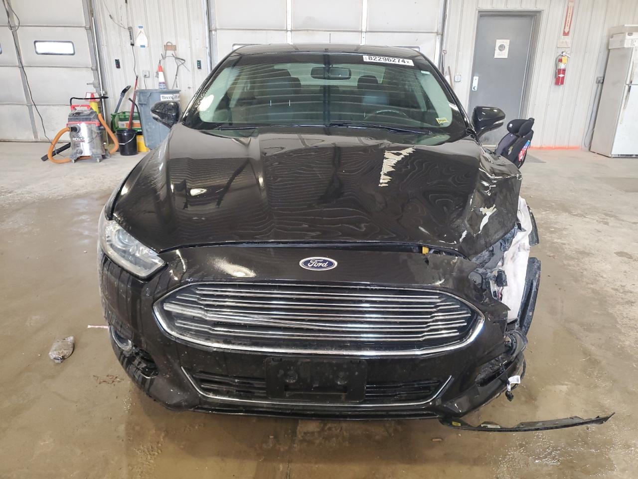 2015 Ford Fusion VIN 3FA6P0K98FR274515 Copart auction photo, front end / side damage thumbnail 5
