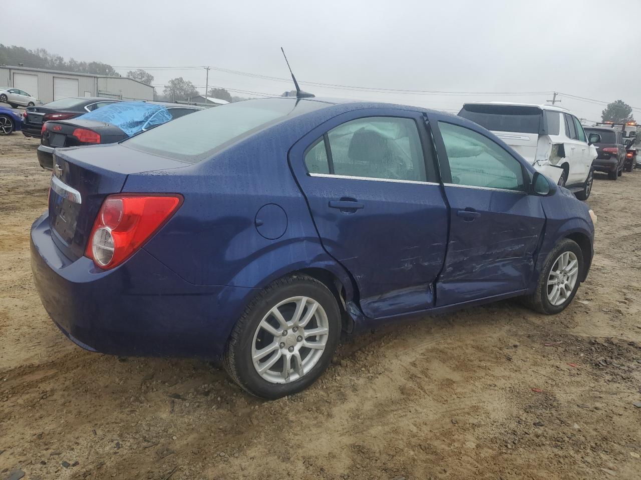 2013 Chevrolet Sonic VIN 1G1JC5SH7D4121966 Copart auction photo, all over damage thumbnail 3