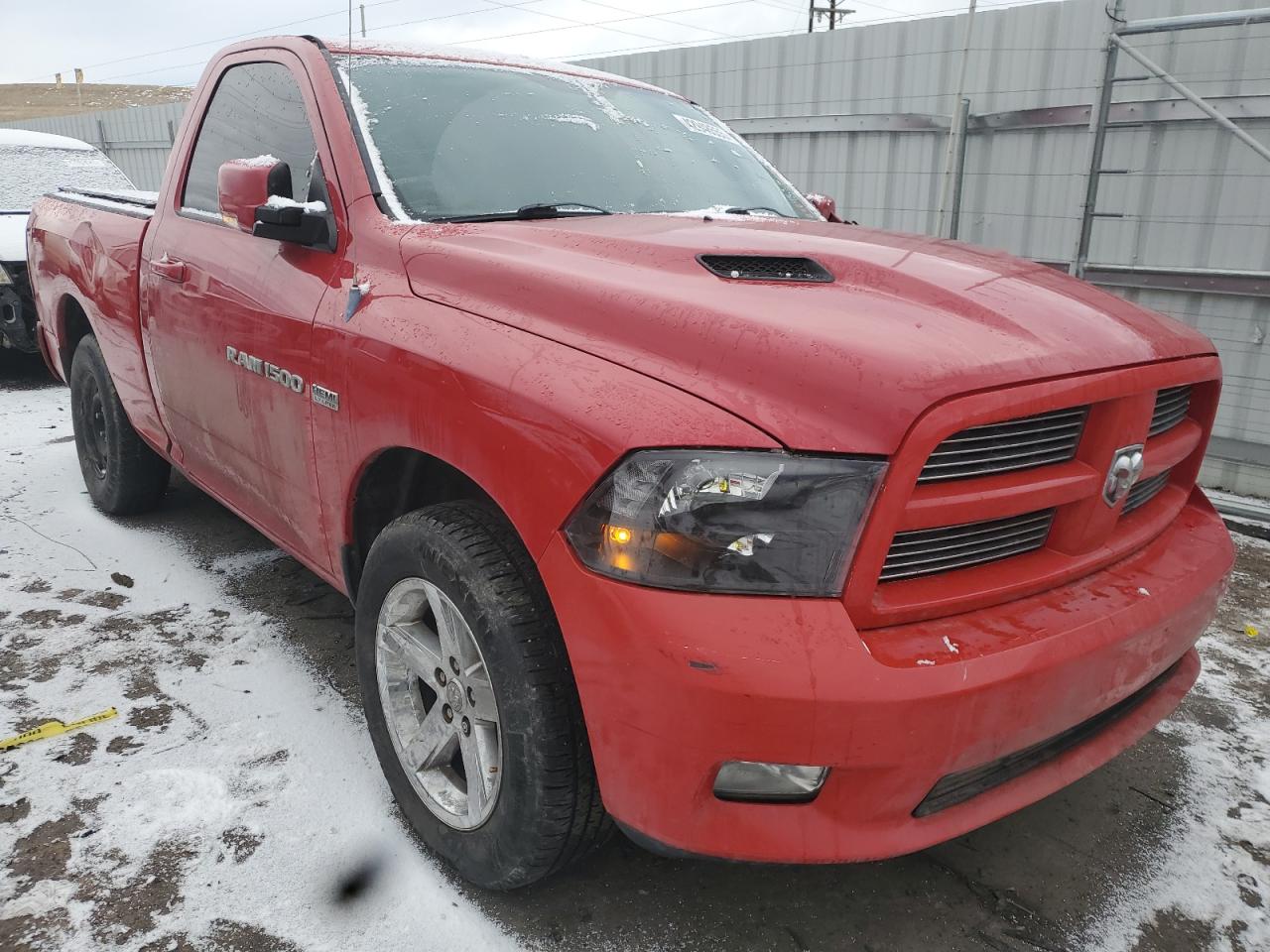 2012 Dodge RAM VIN 3C6JD7CT0CG103210 Copart auction photo, front end / side damage thumbnail 4
