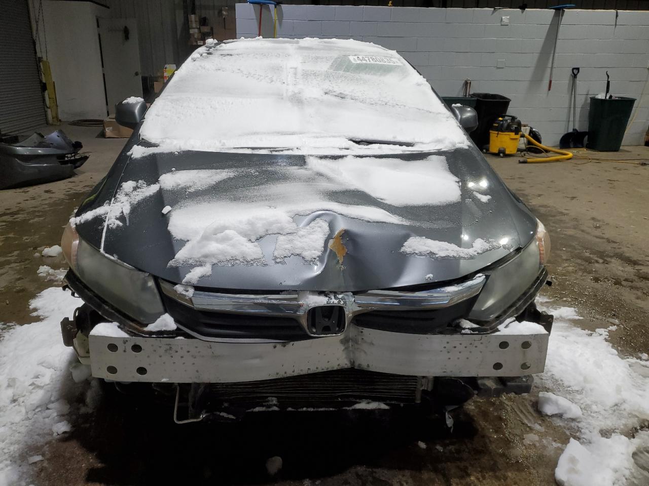2012 Honda Civic VIN 19XFB2F58CE336980 Copart auction photo, front end / side damage thumbnail 5